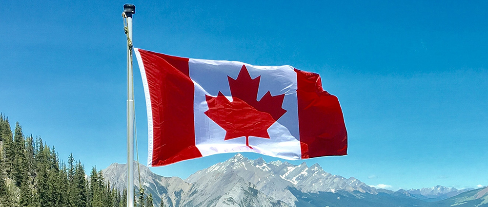 Casinos in Canada Flag