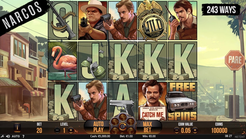 Try Narcos from NetEnt